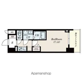SーRESIDENCE一宮駅前【11階】の間取り