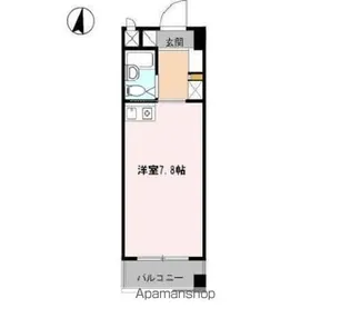 Komodokasa Miwa【4階】の間取り