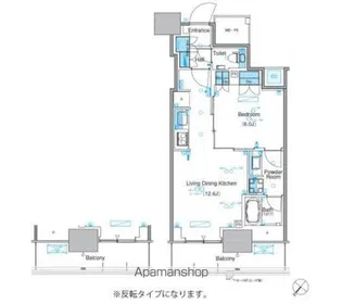 パークアクシス豊洲キャナル【11階】の間取り