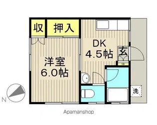 和光コーポ【201号室】の間取り