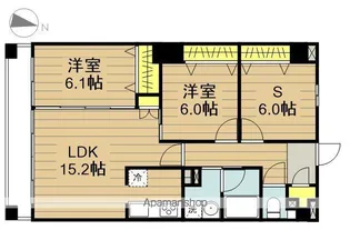 カームヴィレッジ【5階】の間取り