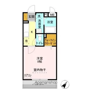 SKY ルーム Ⅲ【3階】の間取り