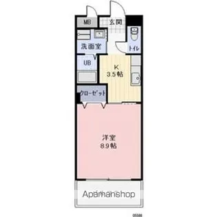 GRACE大井Ⅰ【2階】の間取り
