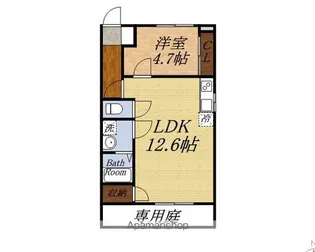 Y’S FIRST GARDEN【1階】の間取り
