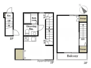 WACOS・VILLA(ワコスヴィラ)【203号室】の間取り