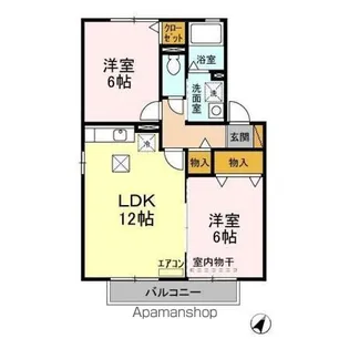 セピアコート Ⅲ【1階】の間取り