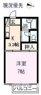 セフィラT・A・P【B棟103号室】の間取り