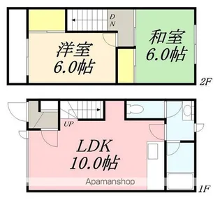 メゾン東浜【103号室】の間取り