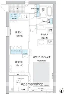 ガーデニエール砧 WEST【4階】の間取り