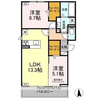 レジデンス グレイス【3階】の間取り