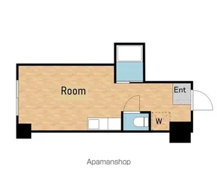 1Rの間取り画像