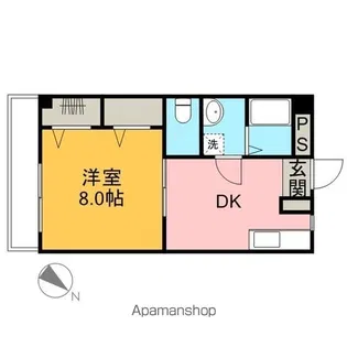 すみれハイツ【3階】の間取り