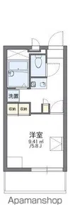 レオパレスソフィア【303号室】の間取り