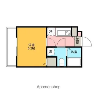 エコロジー都立大学レジデンス【6階】の間取り