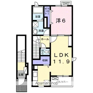 STAR IN 司【2階】の間取り