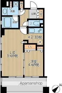 CITY SPIRE 三ノ輪【2階】の間取り