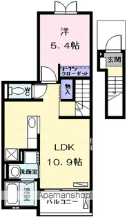 アリーヴィオⅢノース【2階】の間取り