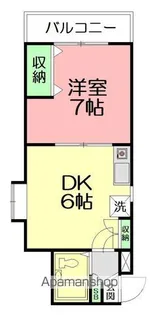 フォーティーンブロックス【4階】の間取り