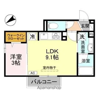 ツインリーフ【2階】の間取り