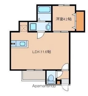 ソアース和白駅前【2階】の間取り