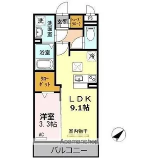 プリマテラッセ【1階】の間取り