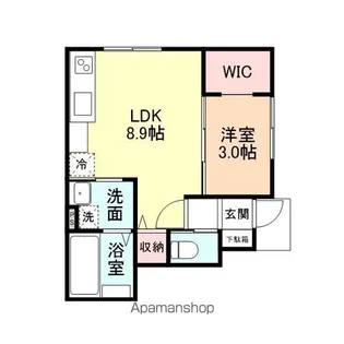 DIECI B棟【1階】の間取り