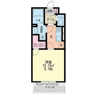 グルージャ【202号室】の間取り