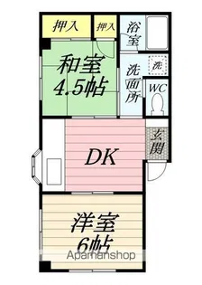 エクシブうらが【1階】の間取り