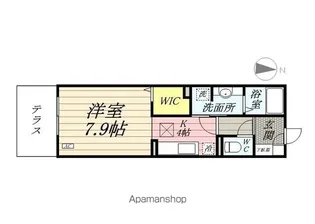 LUANA湘南【1階】の間取り