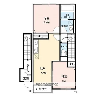 アムール 美咲【203号室】の間取り