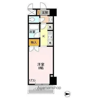 高野山第一ビル【4階】の間取り