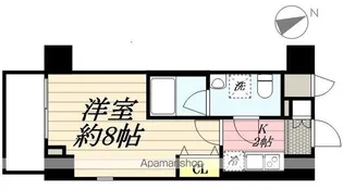 LUMEED立川【6階】の間取り