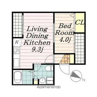 コスモス千葉寺【3階】の間取り