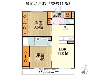 ベルウッドレジデンス【1階】の間取り