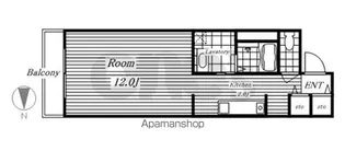 1Kの間取り画像