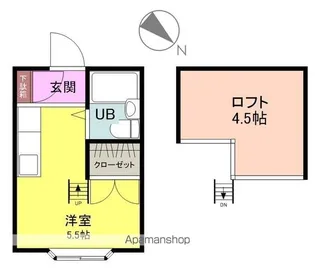 ライフピア東石岡A【105号室】の間取り