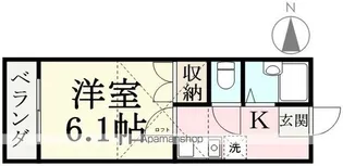 西方レジデンス【211号室】の間取り