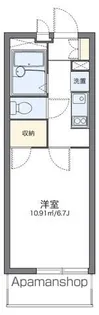 レオパレスゼルコヴァ【1階】の間取り
