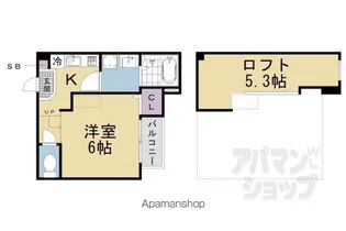イロハ 淀下津町【1階】の間取り