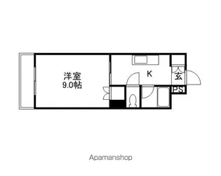アークハイツ内山下【6階】の間取り
