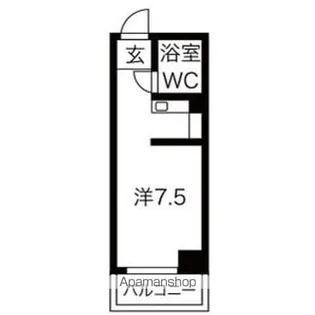 ラフィネ新栄【505号室】の間取り