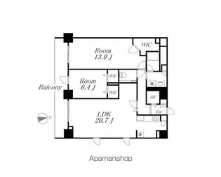 CEDAR NORITAKE【8階】の間取り