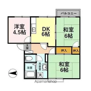 フレグランス パヒューム【1階】の間取り