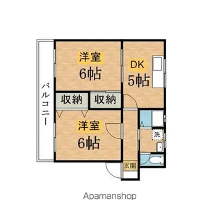 松本マンションA【302号室】の間取り