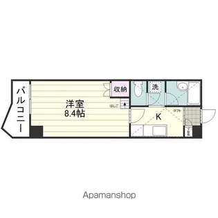 ヒルサイドフラッツ【4階】の間取り