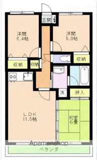 パストラールハイム【303号室】の間取り