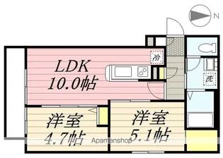 Ritz GRANDE厚別南【4階】の間取り