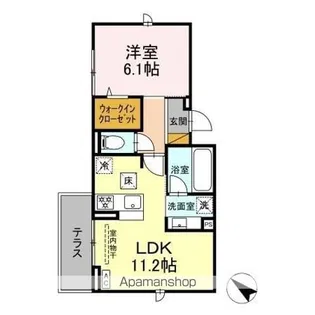 WISTERIA【1階】の間取り