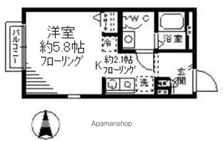 ベルファミーユ【1階】の間取り
