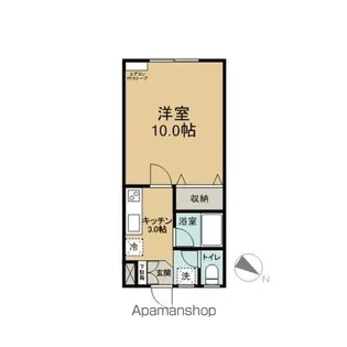 メゾンサンヒルズ【203号室】の間取り